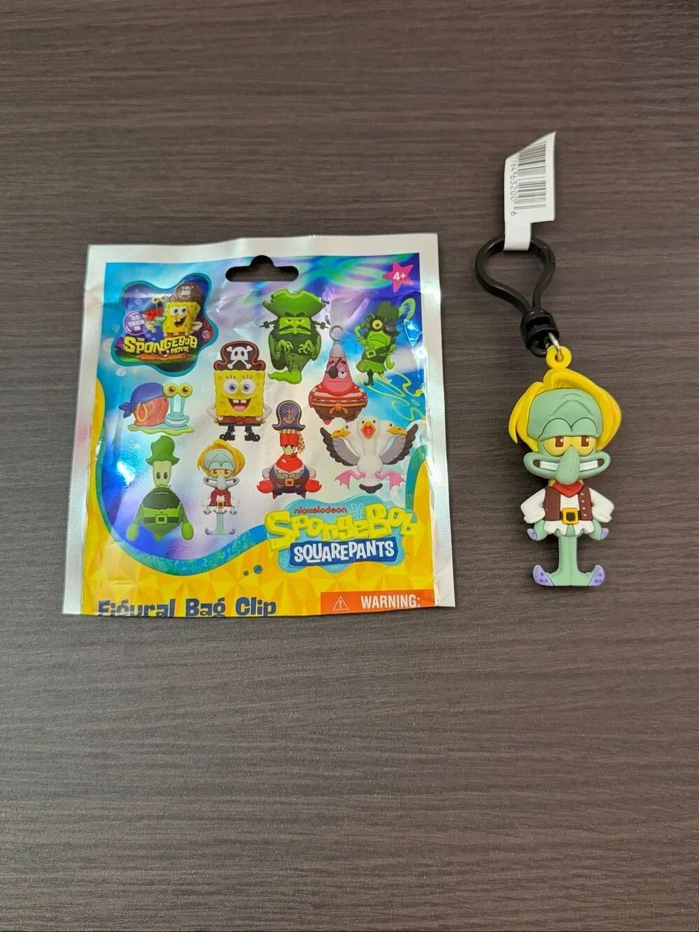 The SpongeBob Movie: Search for SquarePants Bag Clip Keychain - Squidward